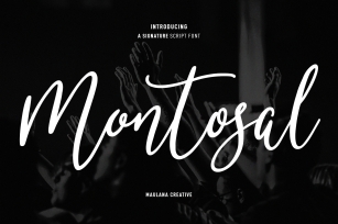 Montosal Font Download