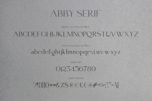 Elegant Font Abby Font Download
