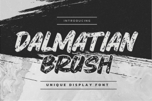 Dalmatian Brush Font Download