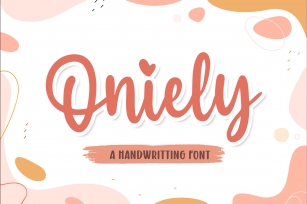 Oniely Font Download