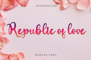 Republic of Love Font Download