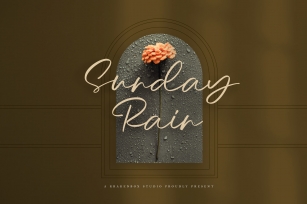 Sunday Rain - Script Font Download