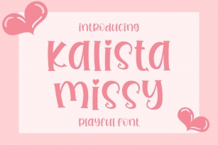 Kalista Missy Font Download