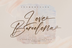 Love Barcelona Font Download