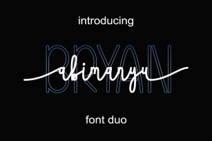 Bryan Abimanyu Font Download