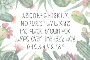 Cactus Hugs Font Download