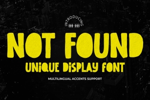 Not Found Font Download