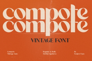 Compote Retro Sans Font Download