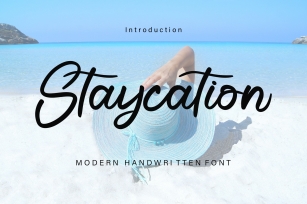Staycation Font Download