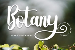 Botany Font Download