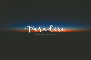 Paradise Calligraphy Font Download