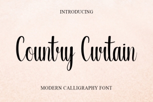 Country Curtain Font Download