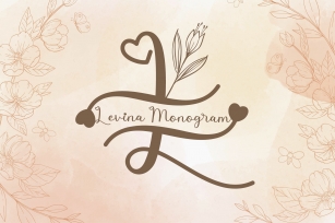 Levina Monogram Font Download