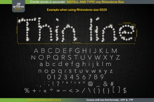 Thin Line Font Download