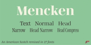 Mencken Std Font Download
