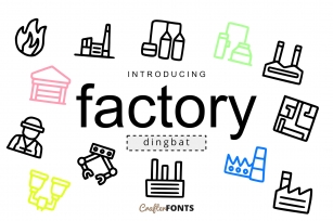 Factory Doodle Dingbat Font Download