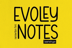 Evoley Notes Font Download
