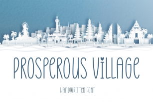 Prosperous Village Font Download