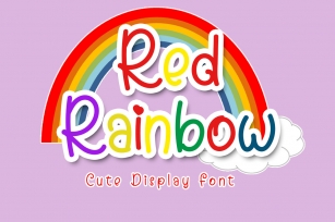 Red Rainbow Font Download