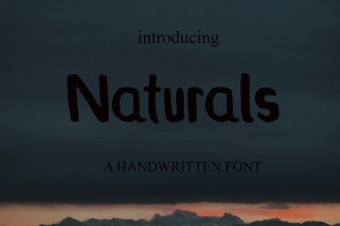 Naturals Font Download
