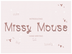 Missy Mouse Font Download