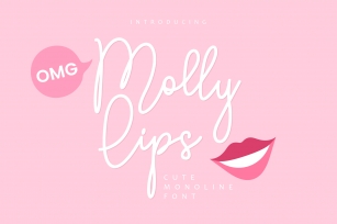 Molly Lips Font Download
