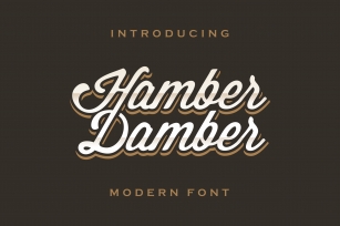 Hamber Damber Font Download