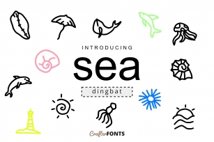 Sea Doodle Font Font Download
