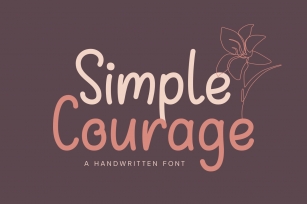 Simple Courage Font Download