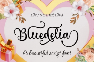 Bluedelia Sript Font Download