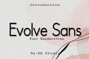 Evolve Sans Font Download
