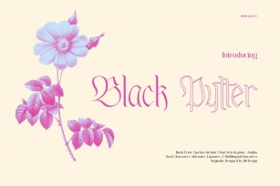 Black Pytter Font Download