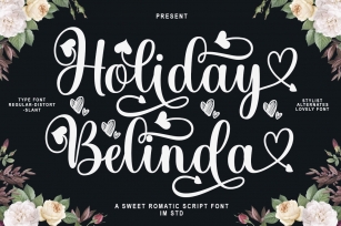 Holiday Belinda Lovely Font Download