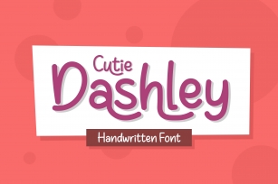 Cutie Dashley Font Download