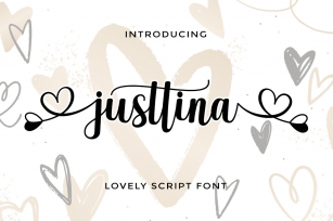 Justtina Script Font Download