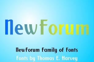 New Forum Font Download