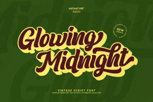 Glowing Midnigh Font Download