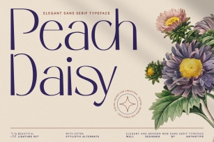 Peach Daisy Font Download