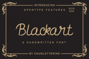 Blackart Font Download