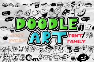 Doodle Art Font Download