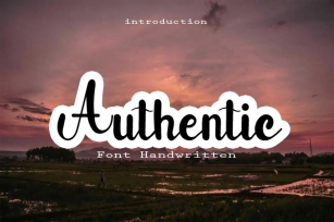 Authentic Font Download