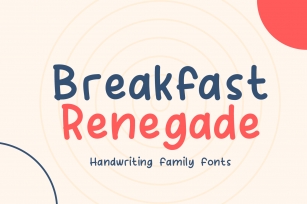 Breakfast Renegade Font Download