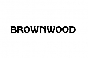 Brownwood Font Download