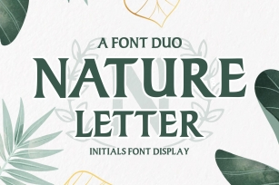 Nature Letter Font Download