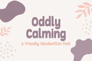 Oddly Calming Font Download