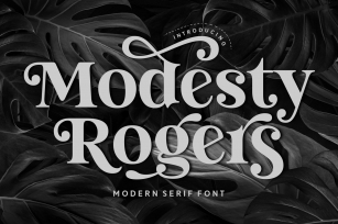 Modesty Rogers Font Download