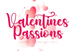 Valentines Passions Font Download