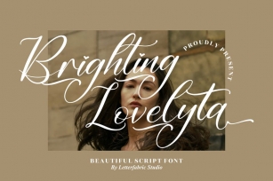 Brighting Lovelyta Beautiful Script Font LS Font Download