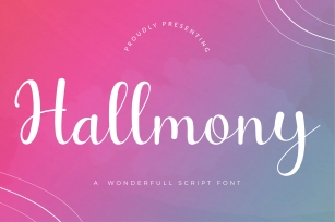 Hallmony Font Download