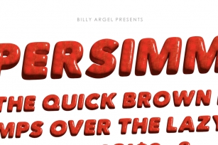 PERSIMMON Font Download